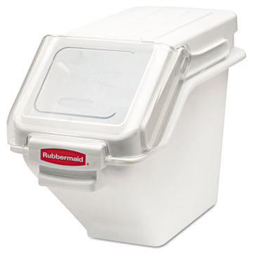 Rubbermaid® Commercial Prosave Shelf Ingredient Bins, 5.4 Gal, 11.5 X 23.5 X 16.88, White freeshipping - TVN Wholesale